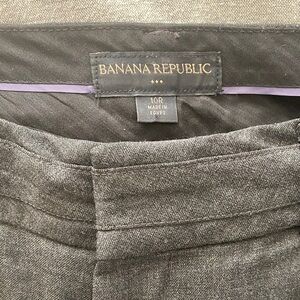 Banana Republic Women's Charcoal Trousers